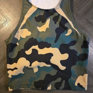 Camouflage Crop Top Weisman Dance
